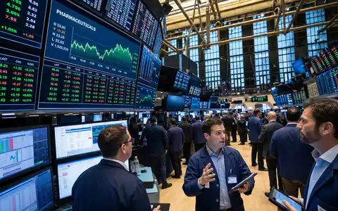Editorial-Foto vom NYSE-Handelssaal illustriert Eli Lilly and Company, ISIN US5324571083, als gelistetes Pharmaunternehmen dort - Foto: THN