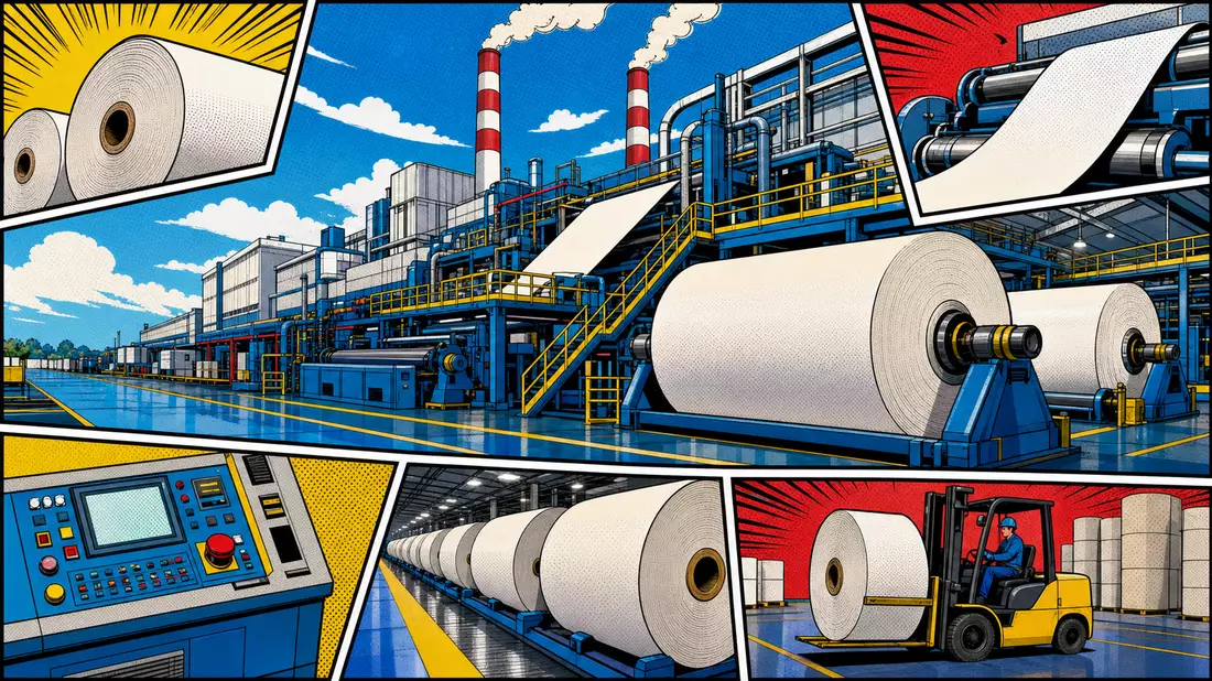 Pop-Art Comic Papierfabrik Rollen, Valmet Oyj FI4000074984 Nasdaq Helsinki