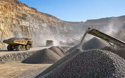 Martin Marietta Materials (US5732841060) betreibt große Steinbrüche zur Gewinnung von Splitt, Kies und Gestein - Foto: THN