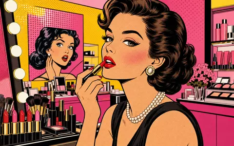 Diese Pop-Art-Comicszene einer Schminksituation spiegelt die kreative Markenwelt von L'Oréal S.A. (FR0000120321) wider - Foto: THN