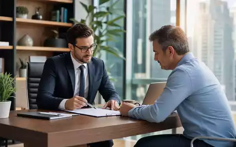 AFLAC Inc. photorealistic insurance advisory scene with consultant and client, ISIN US0010551028 supplemental coverage - Foto: THN