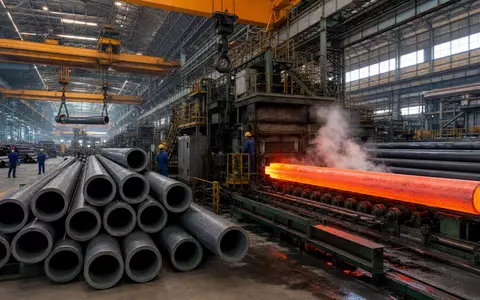 Vallourec S.A. (FR0000125684) betreibt ein modernes Stahlwerk zur Fertigung nahtloser Rohre für globale Energiemärkte - Foto: THN