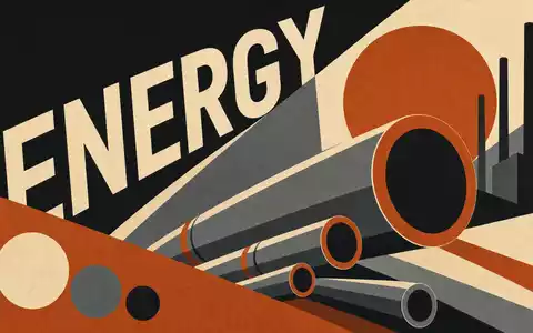 Vallourec S.A. (FR0000125684) inspiriert dieses geometrische Bauhaus-Poster mit prägnantem Energie-Textelement und klaren Formen - Foto: THN