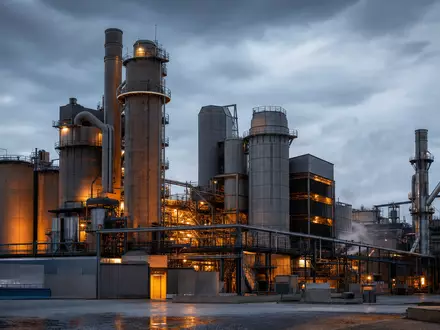 Umicore S.A. (BE0974320526) betreibt moderne Anlagen zum Recycling von Edelmetallen bei Dämmerung - Foto: THN