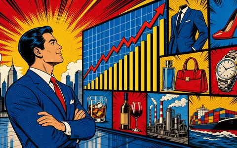 Pop-Art-Comic mit steigenden Charts symbolisiert Groupe Bruxelles Lambert SA, ISIN BE0003797140, vielseitige Holding - Foto: THN