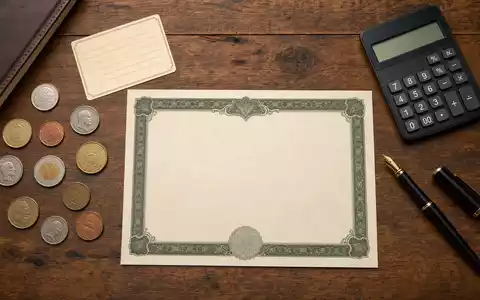 ABN AMRO Bank N.V. und ISIN NL0011540547 illustriert als Flatlay mit Aktienzertifikat und Finanzutensilien - Foto: THN