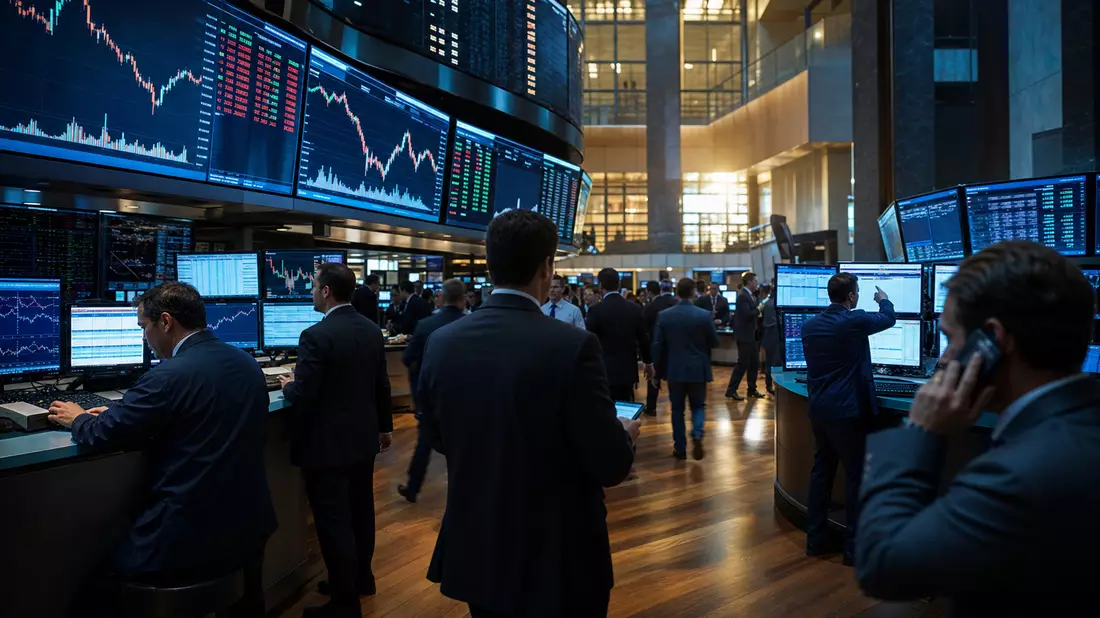 Börsen-Editorial, Handelsparkett Euronext Amsterdam, Finanzcharts, ABN AMRO Bank N.V