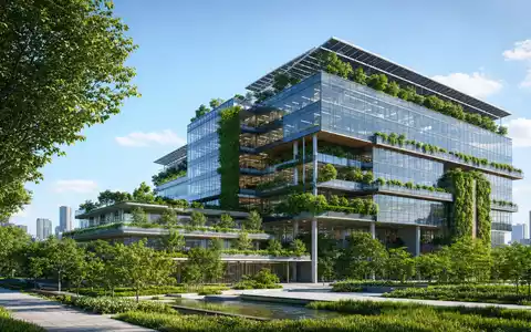 Modernes Bürohochhaus symbolisiert die IT-Infrastruktur von Tietoevry Oyj (ISIN FI0009000277) im nachhaltigen Digital-Consulting-Sektor - Foto: THN