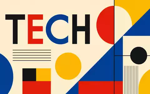Bauhaus-Poster mit Sektor-Kürzel TECH repräsentiert die Digital-Consulting-Ausrichtung von Tietoevry Oyj (ISIN FI0009000277) visuell - Foto: THN