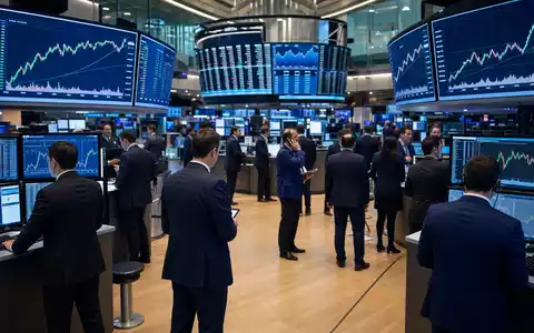Trading-Floor-Szene illustriert das Marktumfeld, in dem Tietoevry Oyj (ISIN FI0009000277) an Nasdaq Helsinki notiert ist - Foto: THN