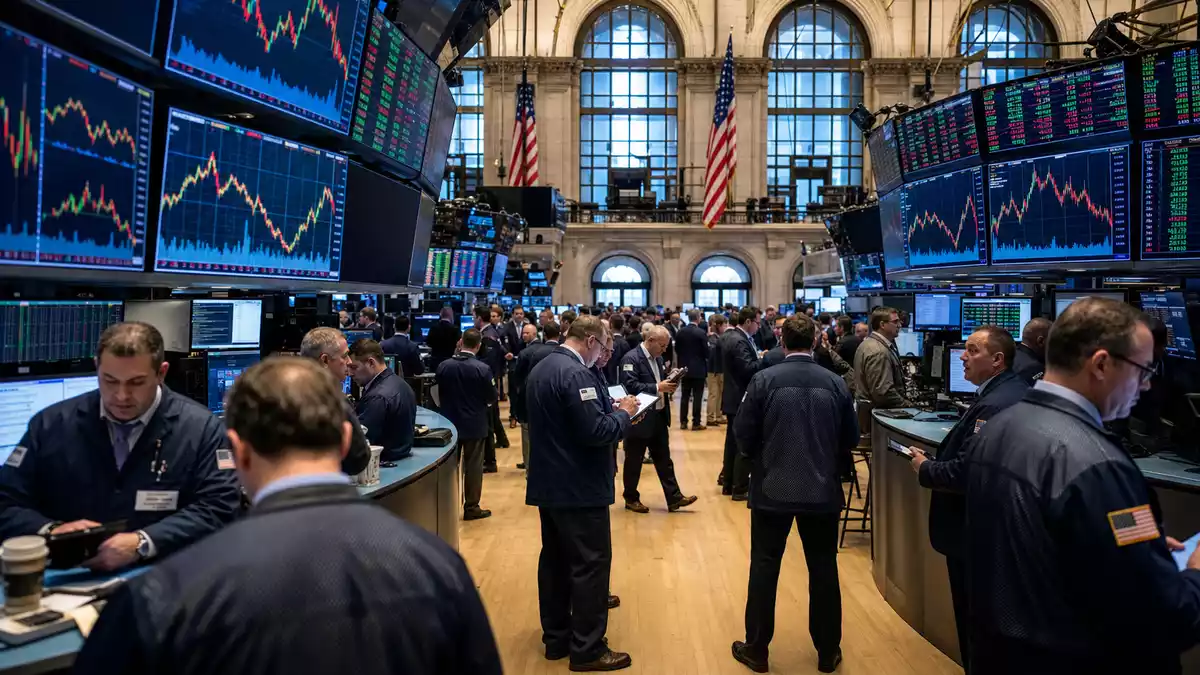 Börsen-Editorial NYSE-Parkett für Fair Isaac Corp. US3032501047 mit Händlern und Kurstafeln