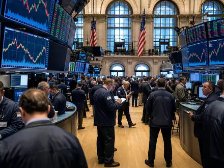 Fair Isaac Corp. US3032501047 NYSE Börsen Editorial mit Händlern und Aktien Index Anzeige Tafeln - Foto: THN