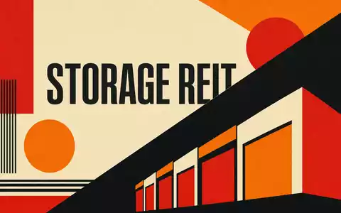 Extra Space Storage prÀsentiert sich im Bauhaus-Poster-Stil mit geometrischem STORAGE-REIT-Design, ISIN US30225T1025 - Foto: THN