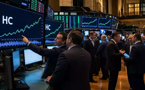 Steris plc IE00BFY8C754 wird redaktionell am Börsenparkett der NYSE mit steigenden Healthcare-Sektor-Charts abgebildet - Foto: THN