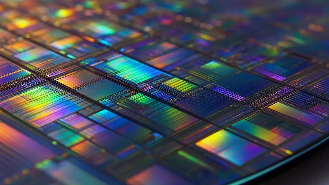 Makroaufnahme Wafer-Oberfläche SÜSS MicroTec SE DE000A1K0235