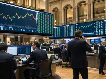Börsenparkett in Mailand veranschaulicht den Aktienhandel mit Unipol Gruppo S.p.A. IT0004810054 im FTSE MIB - Foto: THN