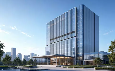 Architektur-Render eines Glasturms symbolisiert Firmenzentrale von BPER Banca S.p.A. mit ISIN IT0000066123 urban - Foto: THN