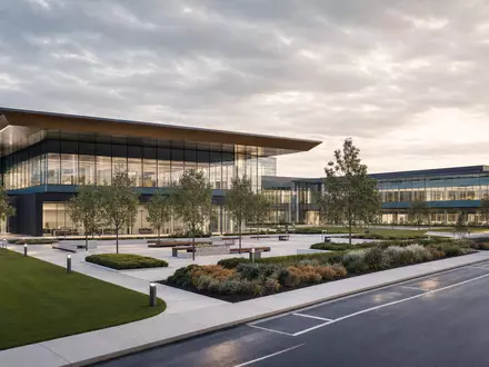 Architektur-Render des Cardinal Health Inc. Hauptsitzes in Dublin, Ohio – ISIN US14149Y1082 - Foto: THN