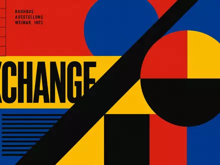 Cboe Global Markets Sektor Exchange im Bauhaus-Stil, ISIN US12514G1085, geometrische Formen in Primärfarben - Foto: THN