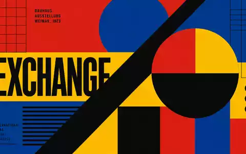 Cboe Global Markets Sektor Exchange im Bauhaus-Stil, ISIN US12514G1085, geometrische Formen in PrimÀrfarben - Foto: THN