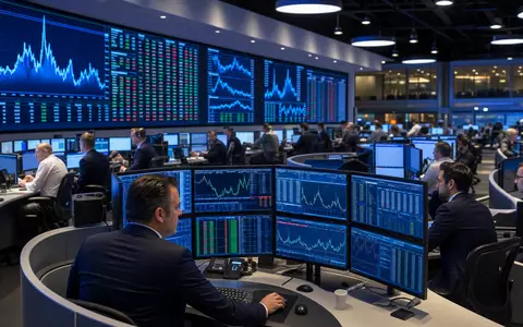 Cboe Global Markets elektronischer Handelsfloor in Chicago, ISIN US12514G1085, Händler überwachen VIX-Volatilitätsdaten - Foto: THN