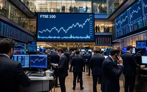 Admiral Group plc (ISIN GB00B02J6398) notiert am Börsenplatz London, gezeigt als lebendige Trading-Floor-Szene - Foto: THN
