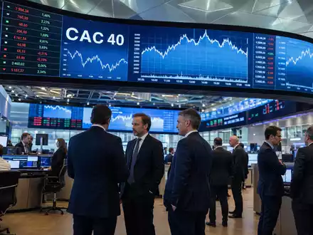 Börsen-Editorial-Foto vom Trading-Floor zeigt das Marktumfeld von Accor S.A., notiert unter ISIN FR0000120404 - Foto: THN