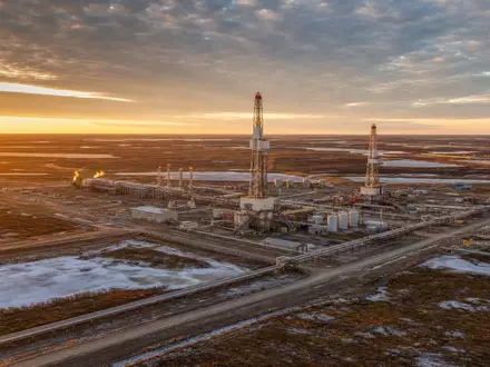 ConocoPhillips betreibt eine große Öl und Gas Förderanlage in der arktischen Tundra, ISIN US20825C1045 - Foto: THN