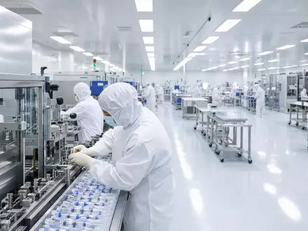 Becton Dickinson betreibt moderne Reinraum Fertigungsanlagen für Medizinprodukte weltweit, ISIN US0718131099 NYSE - Foto: THN