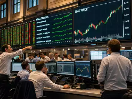 Befesa S.A. Aktie im MDAX mit Zinkpreis-Charts auf dem europäischen Börsenparkett, LU1704650164 - Foto: THN