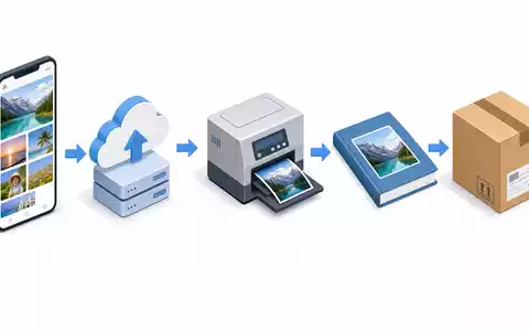 CEWE Stiftung & Co. KGaA DE0005403901 isometrische 3D-Wertschöpfungskette vom Foto zum Fotobuch - Foto: THN