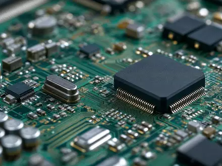 Ceridian HCM Holding US1567001060 Makro Aufnahme einer Server Platine als technologische Detail Studie - Foto: THN