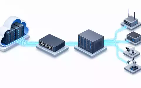 Hewlett Packard Enterprise US42824C1099 isometrische Wertschöpfungskette von Cloud über Netzwerk bis Edge - Foto: THN