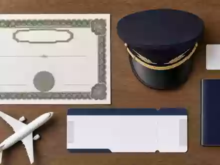 Flatlay mit Aktienzertifikat, Bordkarte und Flugzeugmodell veranschaulicht Investment in Deutsche Lufthansa AG, ISIN DE0008232125, Aktie - Foto: THN