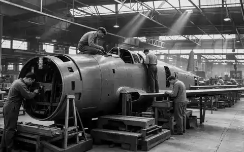 Schwarzweiß-Reportage dokumentiert Fertigung bei Leonardo S.p.A. (IT0003856405) in italienischer Luft- und Rüstungsindustrie - Foto: THN