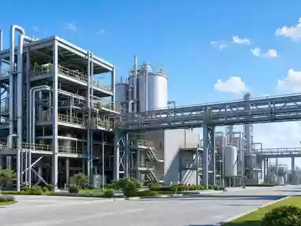 Alfa Laval AB (SE0000695876) betreibt komplexe Prozessanlagen, visualisiert in diesem modernen Architektur-Render - Foto: THN