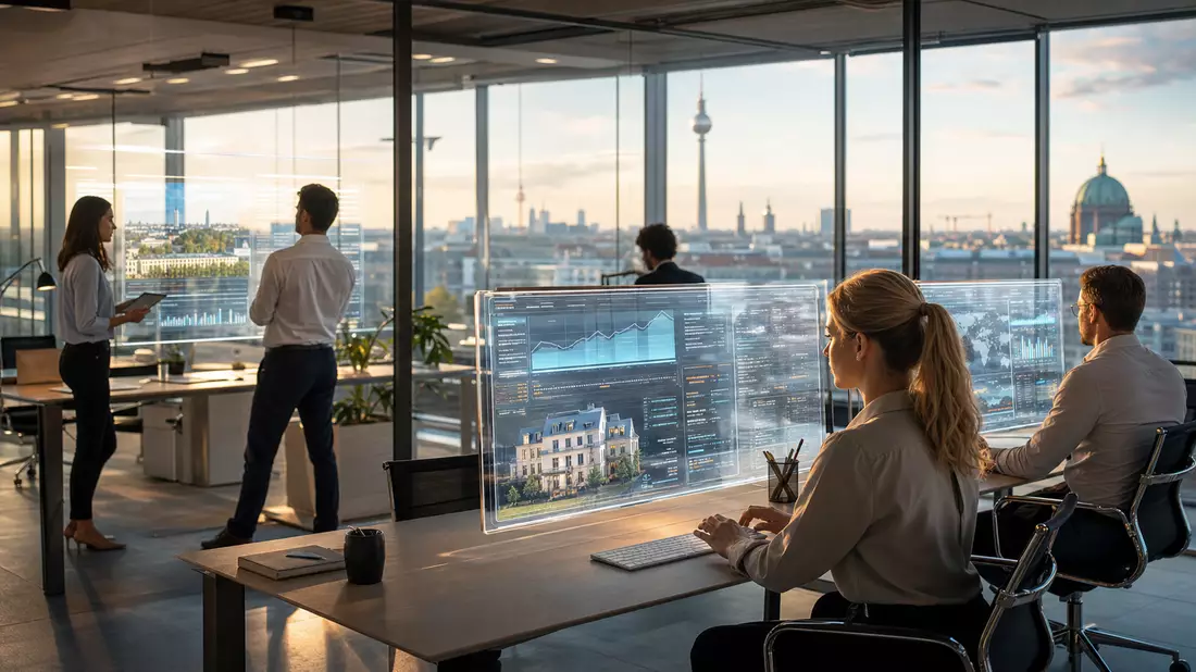 Hypoport SE Fintech-Büro Berlin: Team analysiert digitale Immobilienfinanzierungs-Plattform