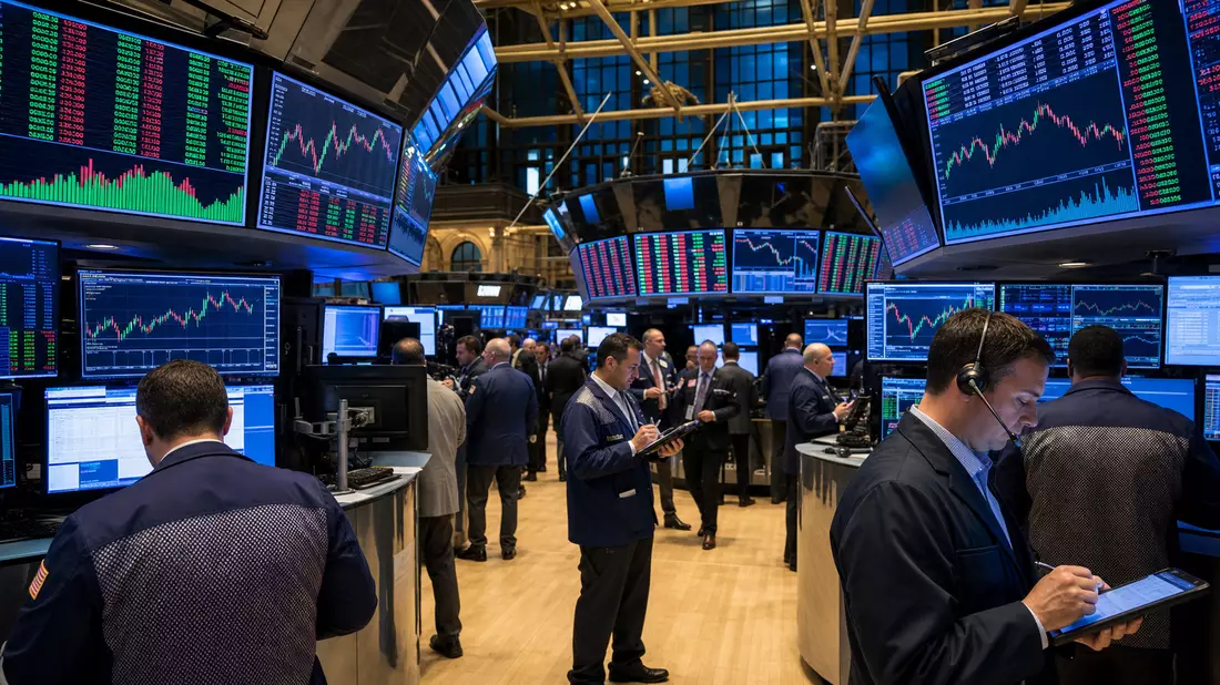 NYSE Tradingfloor Dover Corp. – Industriesektor Kurscharts Börsenhandel