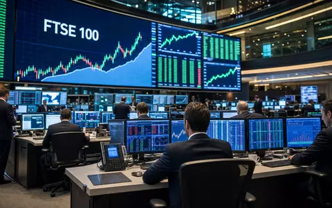Börsen-Editorial mit FTSE 100-Charts stellt Persimmon plc GB0030927254 als gelistetes Unternehmen der Londoner Börse dar - Foto: THN