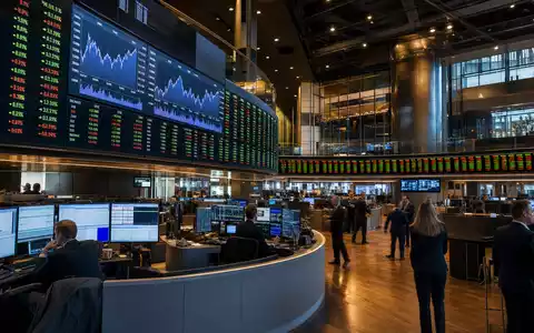 Editorial-Ansicht des Nasdaq-Stockholm-Handelssaals; Avanza Bank Holding AB (ISIN SE0012454072) ist dort notiert - Foto: THN