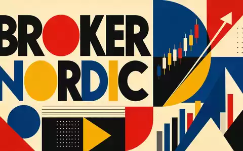 Nordnet AB (ISIN SE0015192067) wird durch dieses Bauhaus-Poster mit geometrischen Formen und Sektor-Text dargestellt - Foto: THN