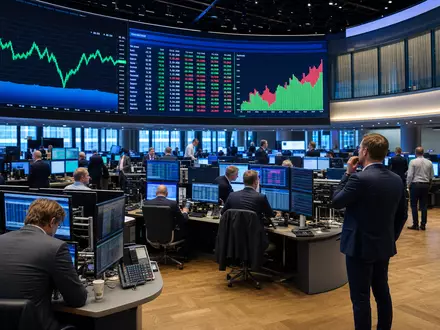 Nordnet AB (ISIN SE0015192067) passt zu diesem Börsen-Editorial vom Trading-Floor mit OMX-Nordic-Kursanzeigen - Foto: THN