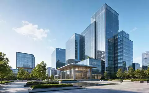 Phillips 66 (US7185461040) repräsentiert dieser moderne gläserne Firmensitz-Komplex mit Plaza und minimalistischer Architektur - Foto: THN