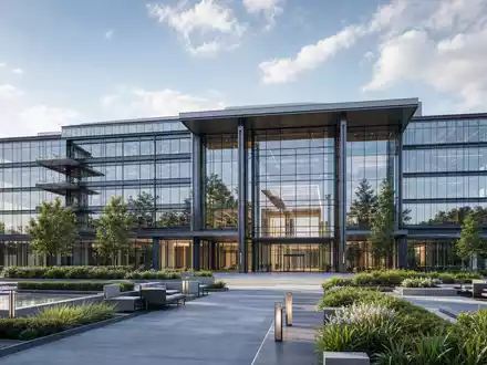 Universal Music Group N.V. (NL0015000L76) zeigt gläserne Firmenzentrale als architektonisches Render mit klaren Linien und - Foto: THN