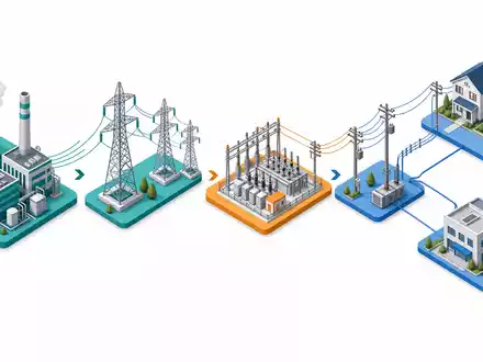CMS Energy isometrische Darstellung der Energiewertschöpfungskette von Kraftwerk zu Wohngebäuden ISIN US12589P1012 - Foto: THN