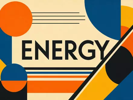 Bauhaus-Poster mit Schriftzug ENERGY steht symbolisch für TotalEnergies SE, ISIN FR0000120271, und dessen breites Energiegeschäft - Foto: THN
