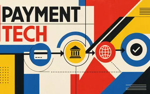 Adyen N.V. NL0012969182 Bauhaus Poster PAYMENT TECH Geometrie Primärfarben Konstruktivismus abstrakter Zahlungsfluss - Foto: THN