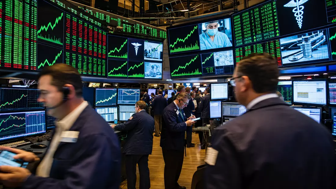 NYSE-Börsensaal Healthcare-Charts Abbott Laboratories US0028241000
