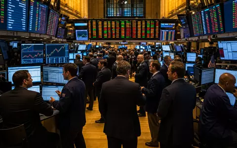Accenture plc IE00B4BNMY34 Börsen Editorial mit NYSE Handelsparkett und Tech Consulting Charts - Foto: THN