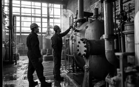 Syensqo S.A. (BE0003851681) in dokumentarischer Schwarzweiß-Reportage-Fotografie mit Fokus auf Details der Arbeitsumgebung - Foto: THN